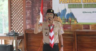 Pembina dan Mabigus Kwarran Ajibarang Dilatih Jurnalistik, Tingkatkan Publikasi Kegiatan