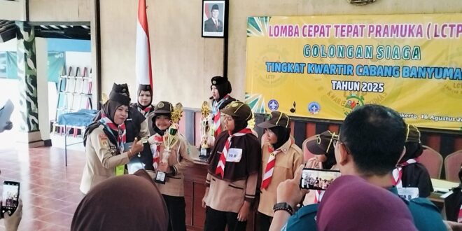 MI Modern Al Azhary Juara 1 LCTP Siaga Putri Tingkat Kwarcab Banyumas