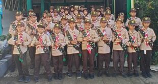 Penilaian Pramuka Siaga Garuda Kwartir Ranting Ajibarang Tahun 2025, MI Ma’arif Kirim 32 Peserta