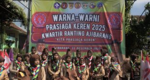 Inovasi Pembinaan, Kwarran Ajibarang Sukses Gelar Perdana “Warna Warni Prasiaga Keren 2025”